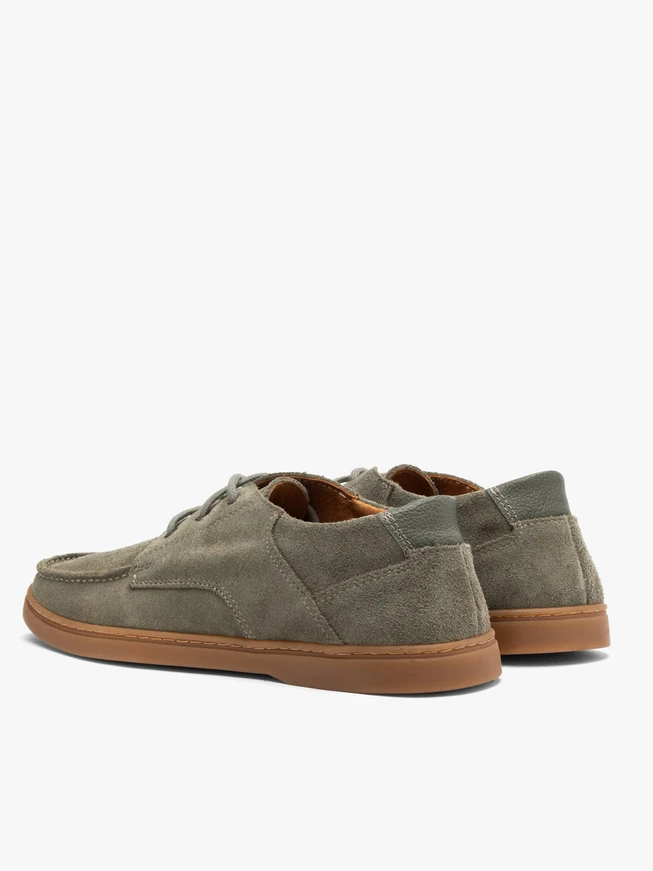 Grüne Herren Schnürhalbschuhe