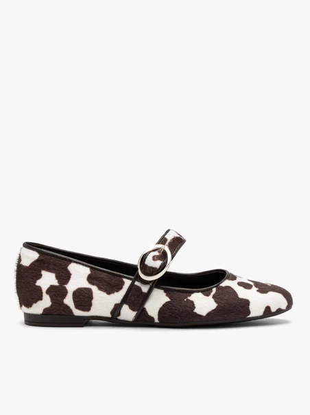 Damen-Ballerinas aus Kuhfladen