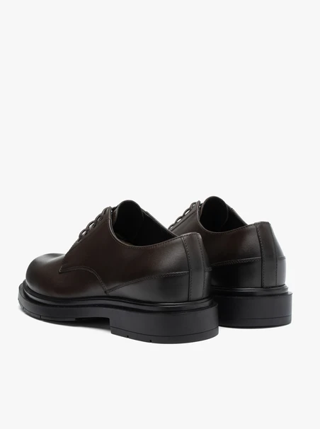 Braune Lederhalbschuhe