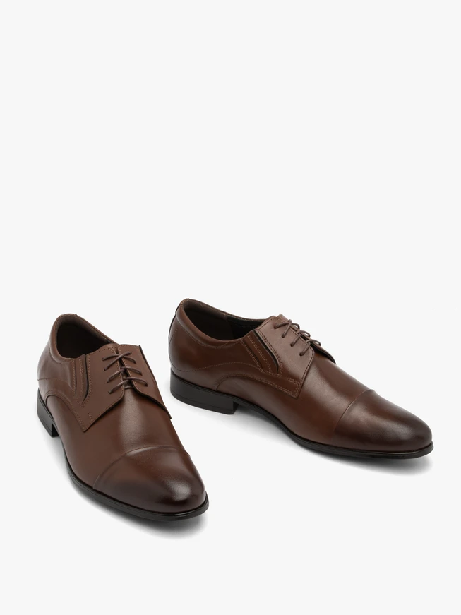 Braune Herren Schnürhalbschuhe