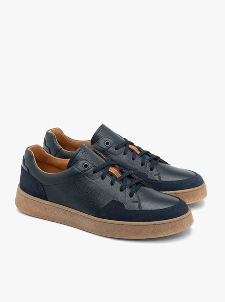 Marineblaue sportliche Halbschuhe