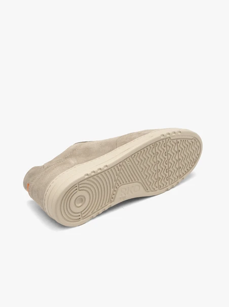 Leichte olivfarbene Herrenstiefel mit mittlerem Schaft