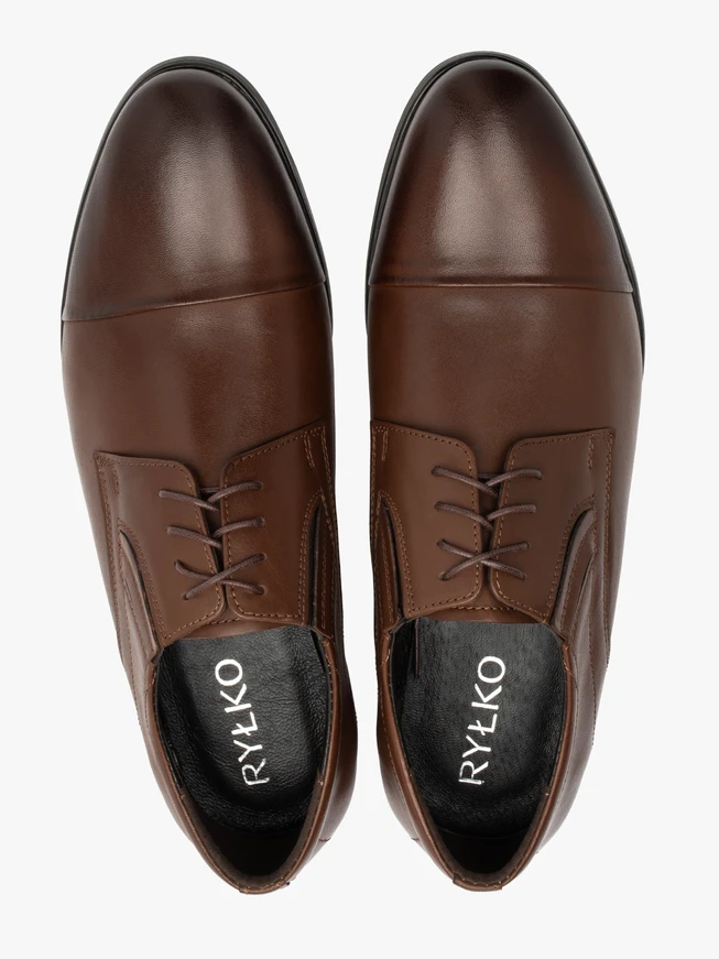 Braune Herren Schnürhalbschuhe