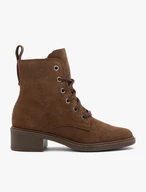 Braune Velourslederstiefel