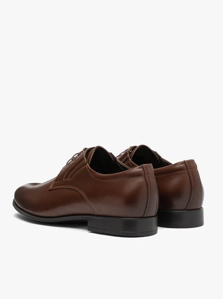 Braune Herren Schnürhalbschuhe