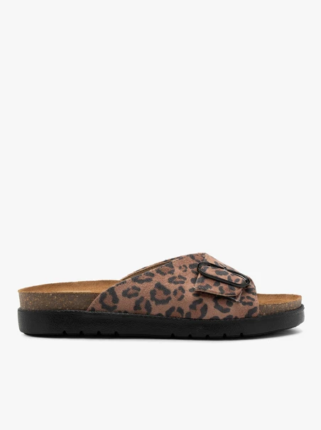 Damen-Flip-Flops mit Leopardenmuster