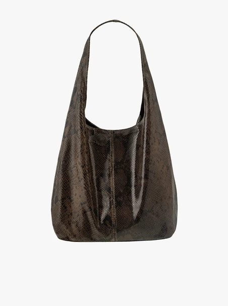 Shopper-Tasche mit Eidechsenhaut-Muster