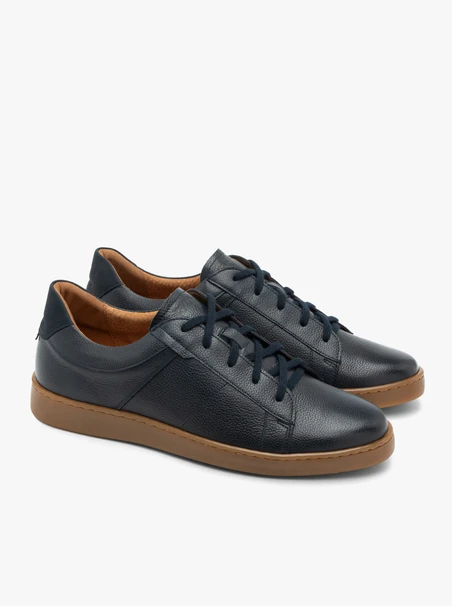 Marineblaue lässige Halbschuhe