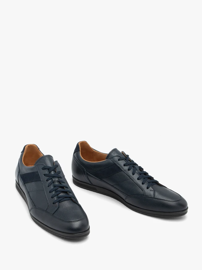 Marineblaue lässige Halbschuhe
