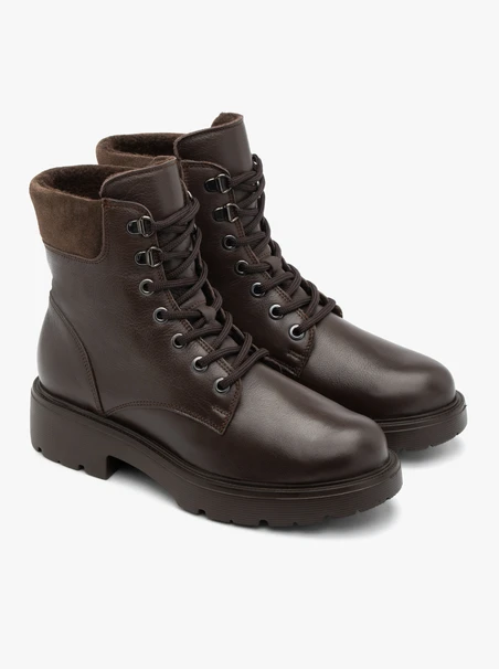 Braune Vollnarbenlederstiefel