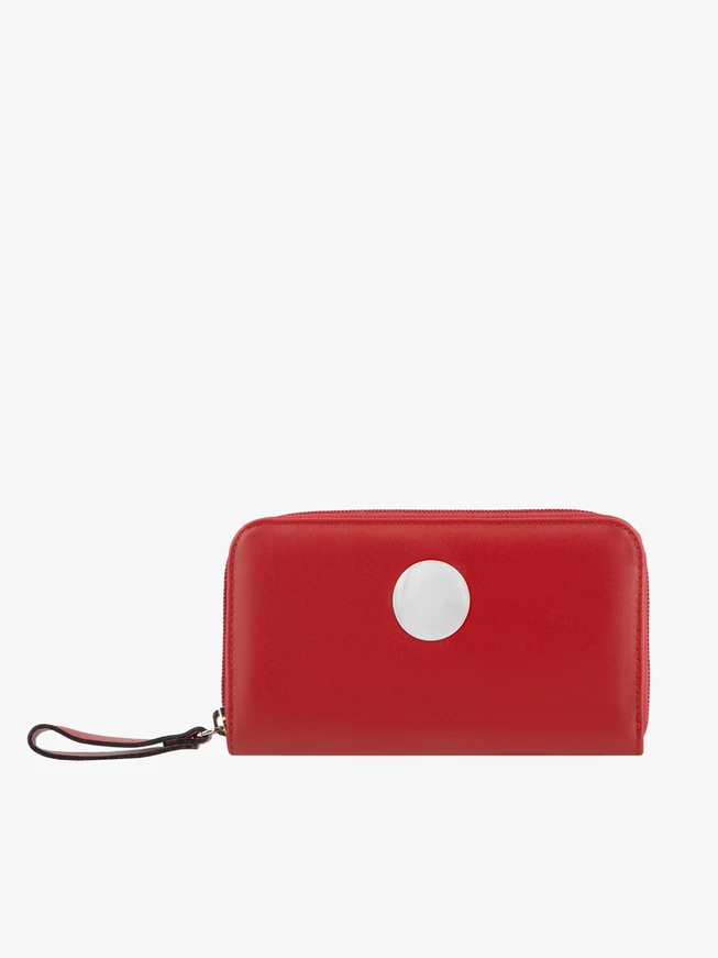 Rote Brieftasche für Frauen