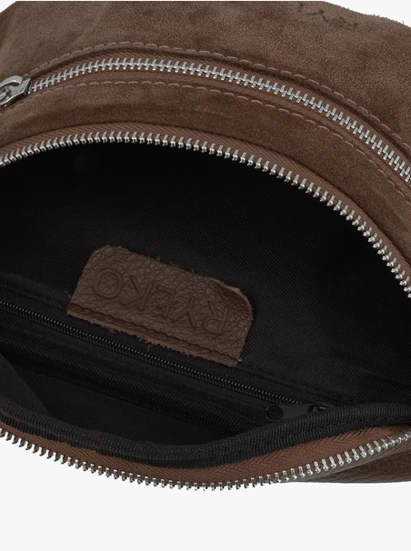 Braunes Nierenleder in Bonded Leather