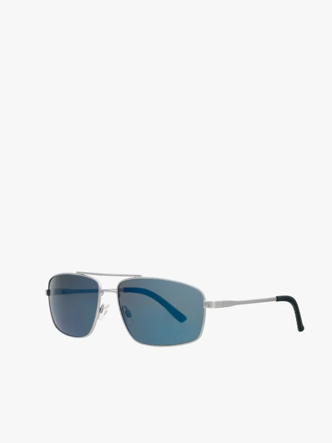 Herren-Sonnenbrille mit Silberrand