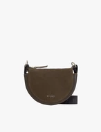 Posttasche aus dunkelbraunem Leder