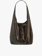 Shopper-Tasche mit Eidechsenhaut-Muster