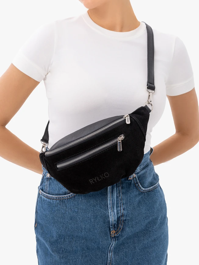 Schwarzes Leder Niere