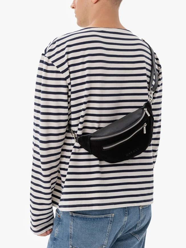 Schwarzes Leder Niere