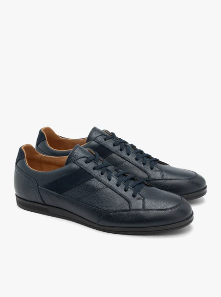 Marineblaue lässige Halbschuhe