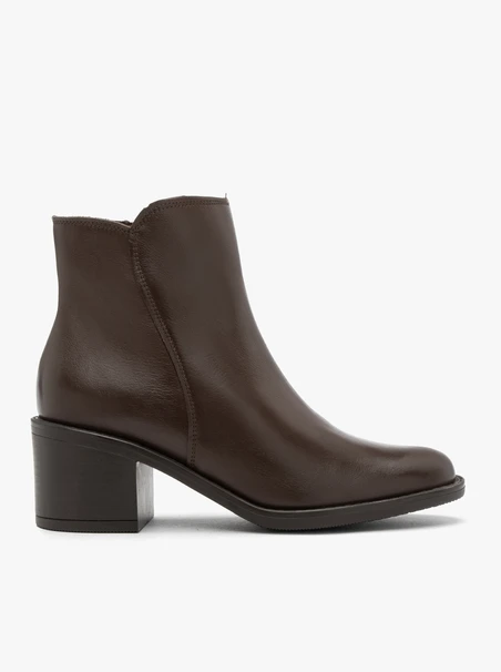 Dunkelbraune Stiletto-Stiefel