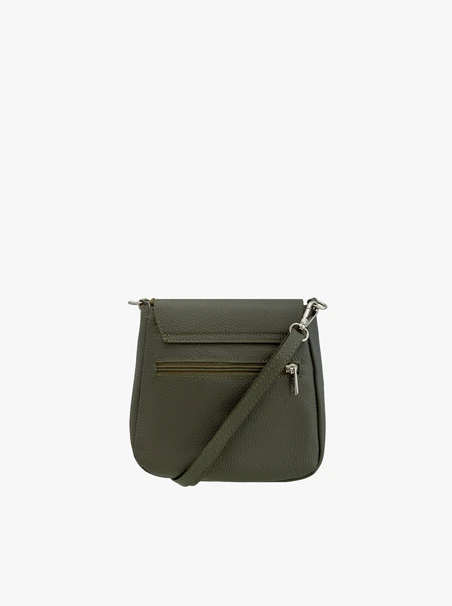 Kleine olivgrüne Handtasche