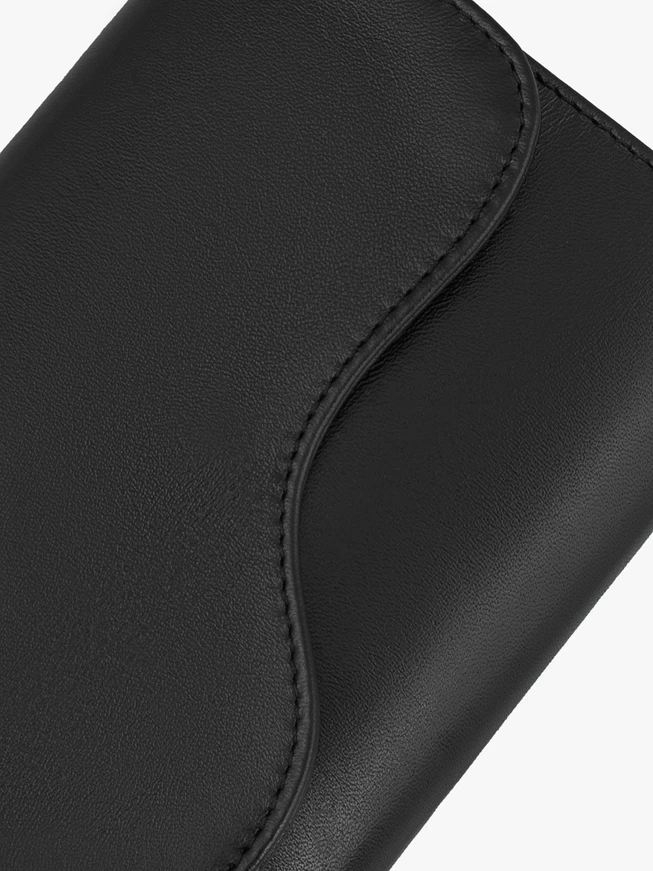 Schwarze Damen-Clutch-Tasche
