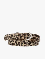 Veloursgürtel mit Leopardenmuster