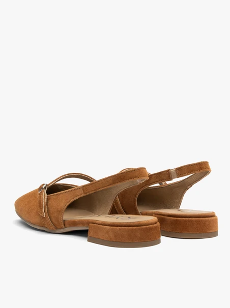Rote Slingback-Pumps