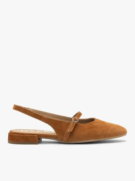 Rote Slingback-Pumps