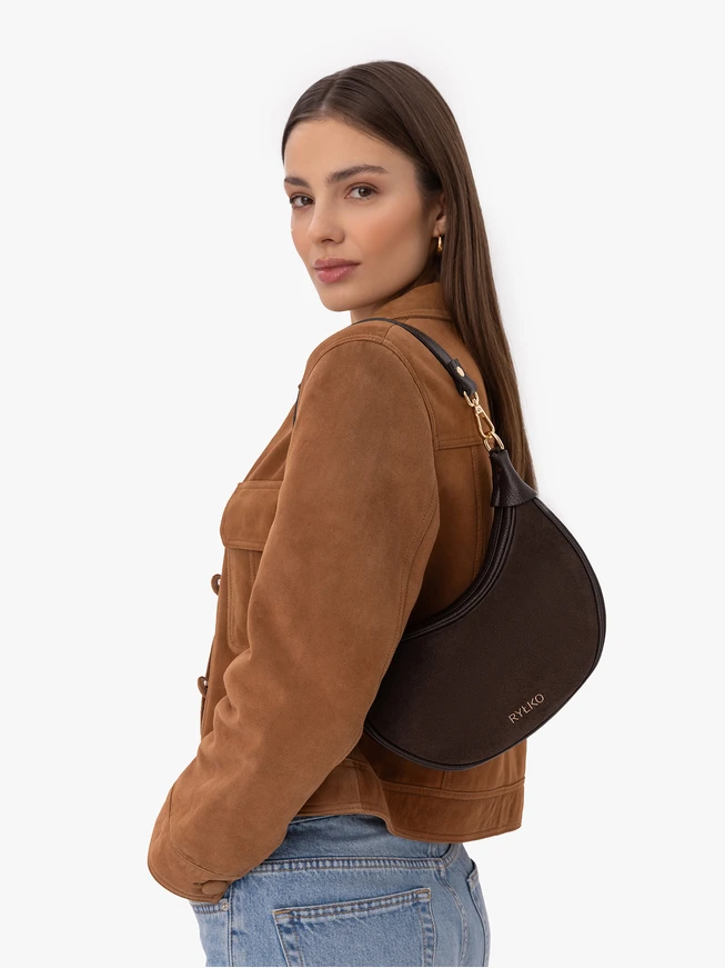 Schokolade Damenhandtasche elegant