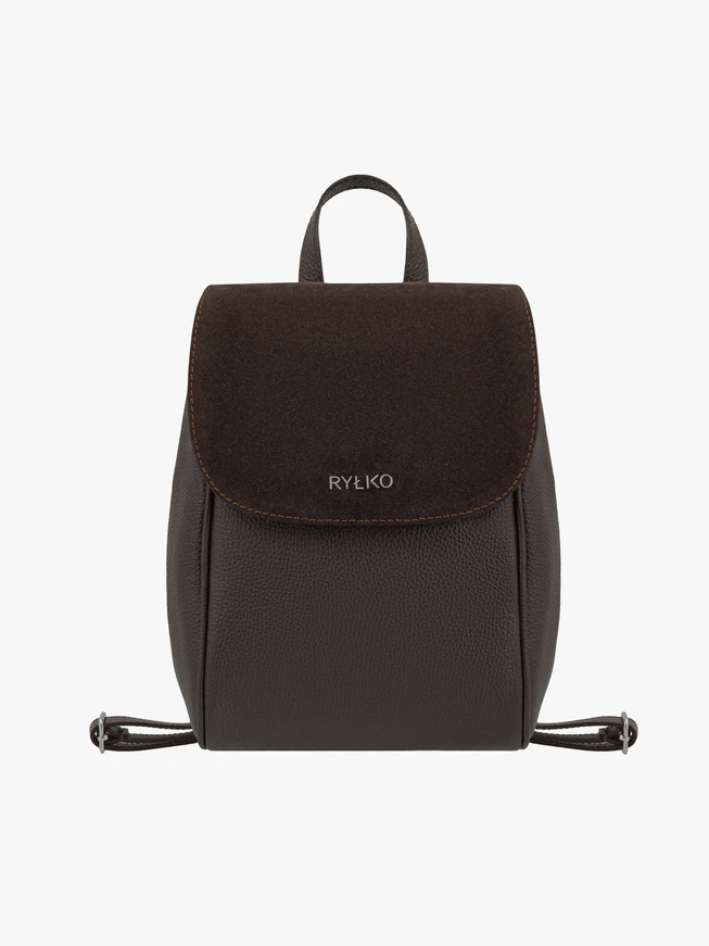 Brauner Lederrucksack