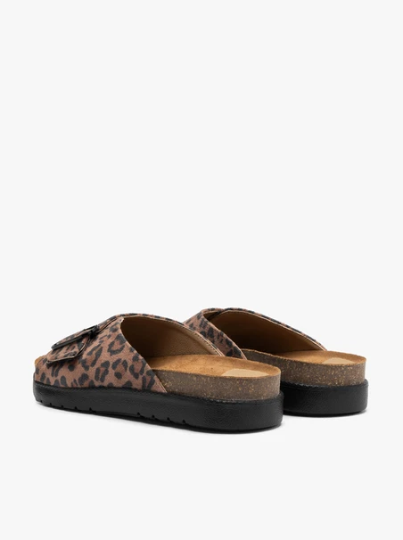 Damen-Flip-Flops mit Leopardenmuster