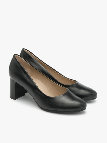 Schwarze Stiletto-Pumps