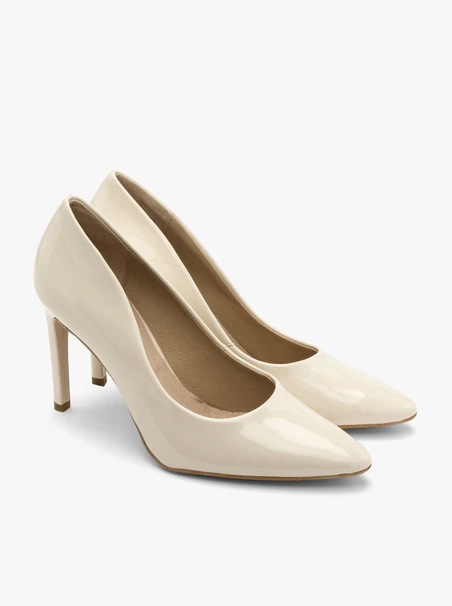 Lackierte hochhackige Pumps