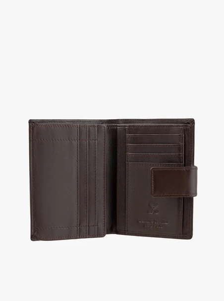 Portemonnaie aus braunem Leder