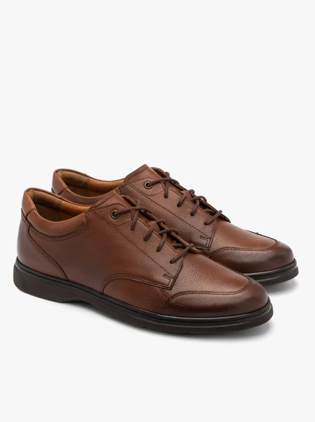 Braune Herrenhalbschuhe