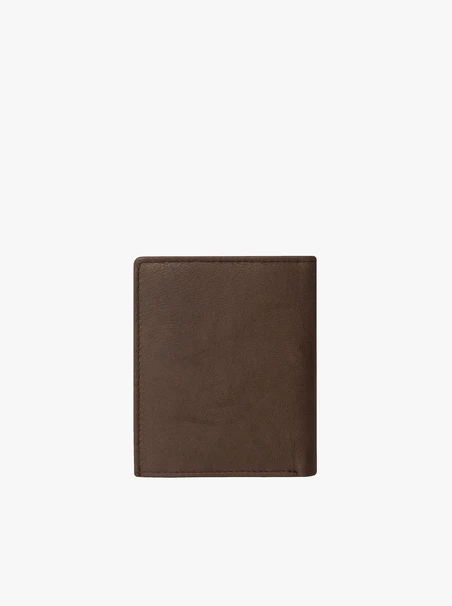 Portemonnaie aus braunem Leder