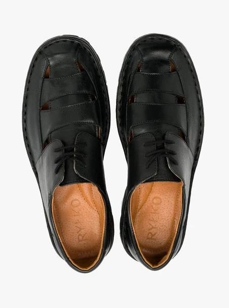Schwarze Halbschuhe für Männer