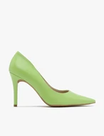 Grüne hochhackige Pumps