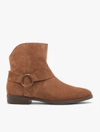 Rote Cowboy-Biker-Stiefel