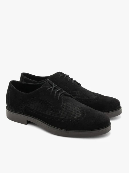 Schwarze Brogues für Männer
