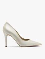 Hochhackige Perlen-Pumps