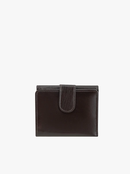 Portemonnaie aus braunem Leder