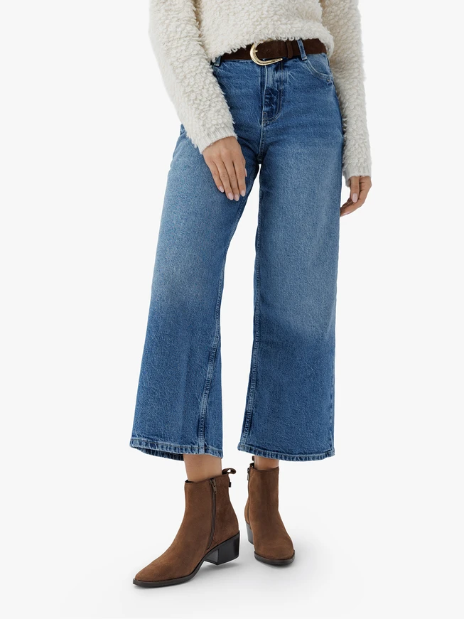 Braune isolierte Velourslederstiefel