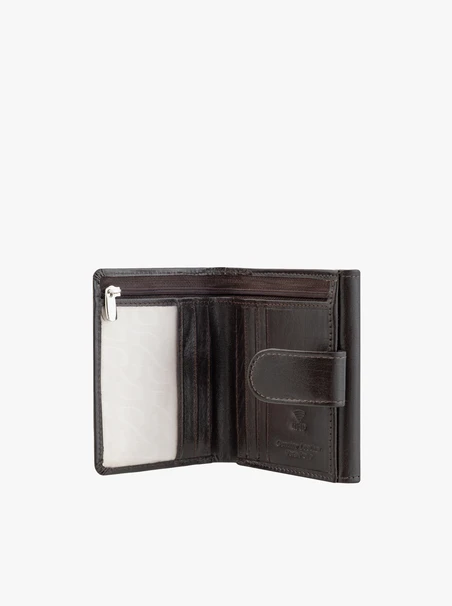 Portemonnaie aus braunem Leder