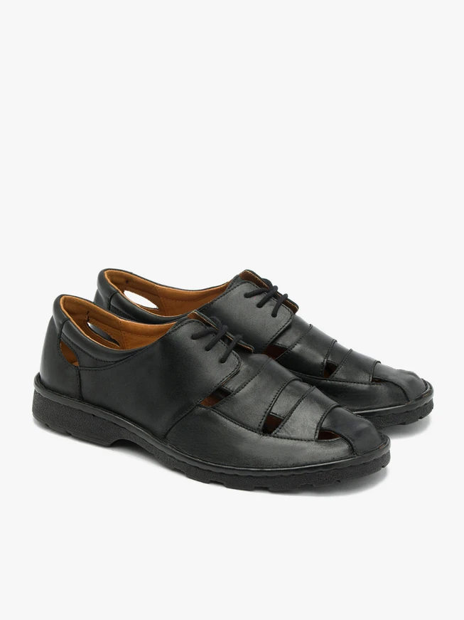 Schwarze Halbschuhe für Männer