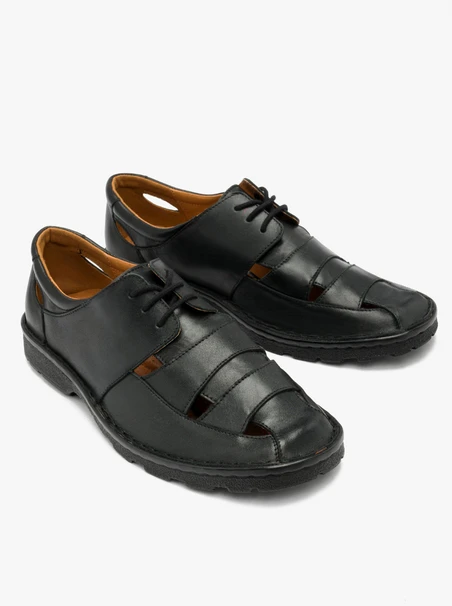 Schwarze Halbschuhe für Männer