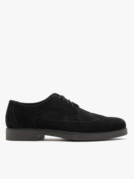 Schwarze Brogues für Männer