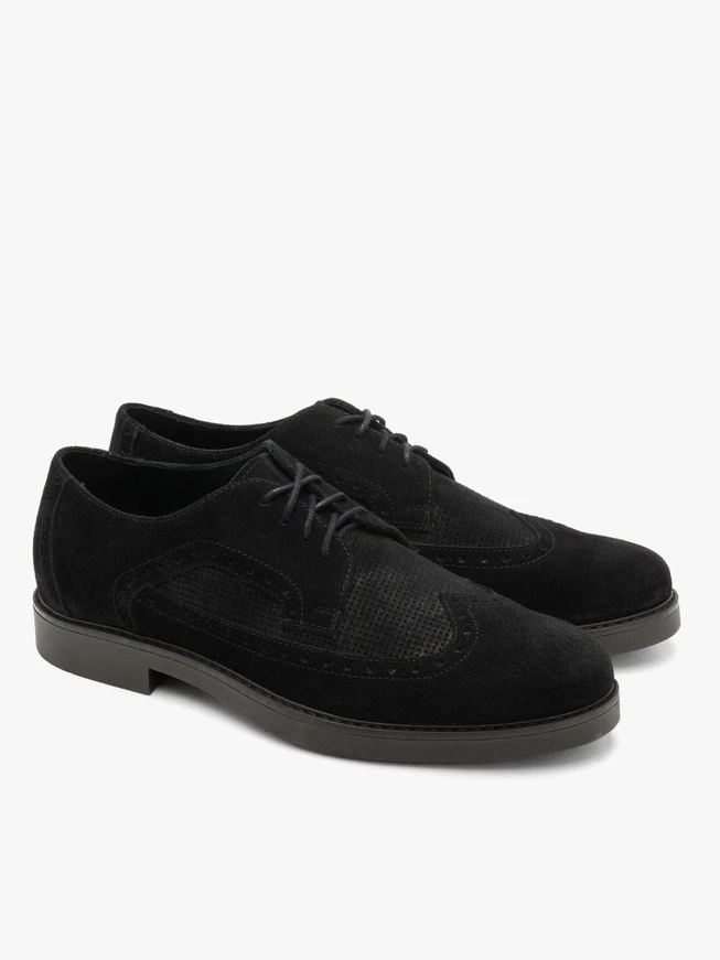 Schwarze Brogues für Männer