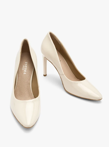 Lackierte hochhackige Pumps