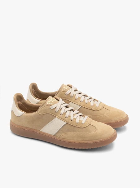 Damen beige sportliche Halbschuhe